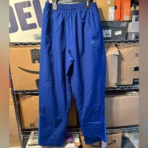 Y2K Adidas Blue Pants with Elastic Waistband and Relaxed Fit
